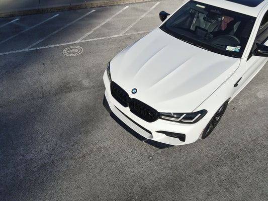 F90 M5 LCi Front Lip Splitter Carbon Fiber image 0